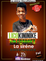 Lico Kininike‍ en cabaret La Sirene Ambatoloaka‍