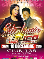 Lico Kininike‍ & Stéphanie‍ - Club 138 - La Réunion‍ aux platines Dj Steeve‍