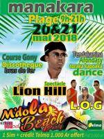 Lion Hill m'dola beach party Plage Manakara