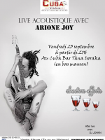 Live acoustique avec Arione Joy‍ au Cuba Bar Tana - Isoraka