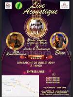 Live acoustique - Mada fashion défilé de mode - Villa Mahefa Antanimenakely Ampitatafika‍ Rija Randrianivosoa‍ & Elsie‍
