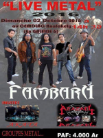 live Metal avec Fambara - CEMDLAC ex-galerie 6 Analakely‍