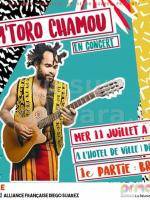M'Toro Chamou en concert Hotel De Ville Antsiranana