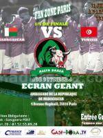 Madagascar vs Tunisie fan zone  Ambassade De Madagascar Paris