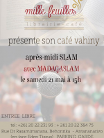 Madagaslam après-midi SLAM - Café vahiny - Mille feuilles Librairie-café