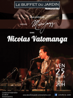 Madajazz avec Nicolas Vatomanga au Buffet du Jardin
