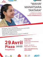 "Mahay manatsara tantara" conférence avec Hanta Ramakavelo - Plaza Ampefiloha‍