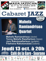 Mahefa Ramiandrisoa Quartet‍ en concert au Café de la Gare Soarano‍