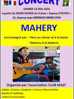 Mahery accompagné par Hery et Radomy - Mairie du 8ème Lyon