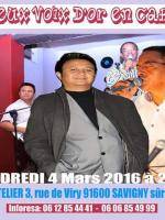 Mahery et Rija Ramanantoanina - Les deux voix d'or en cabaret à l'Atelier 3 Savigny sur Orge