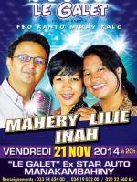 Mahery Lilie et Inah "Feo kanto miray kalo" en concert - Le Galet Ex Star Auto Manakambahi