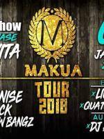 Makua tour 2018 avec Shyn, Denise, Boy Black, Shadow, Lion Hill, Quator Squad Gymnase Soavita Toamasina