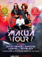 Makua tour grand spectacle 2018 avec Denise, Shyn, Lion Hill, Shadow, Boy Black Gymnase Soavita Toamasina