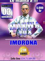 Makwa Lux en show case Imorona