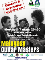 Malagasy Guitar Masters‍ en concert Salle des fêtes de Saint-Pryvé Saint-Mesmin‍