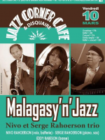 Malagasy'n'Jazz avec Nivo & Serge Rahoerson - Jazz Corner Cafe & Disquaire - Sommières - France‍