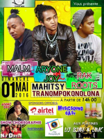 Malm Martiora, Arione Joy, Rak Roots en concert au Tranompokonolona Mahitsy