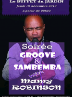 Mamy Robinson‍ - soirée groove & Sambemba - Buffet du Jardin Antaninarenina‍
