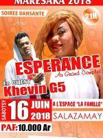 Maresaka 2018 soirée dansante avec Espérance & Khevin (G5) Espace La Famille Salazamay