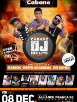 Marion & Mr Sayda en show case Cabane Lounge Bar Karaoke Andavamamba