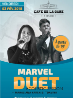 Marvel Duet avec Mahaliana Karen & Toavina‍ - Café de la Gare Soarano‍