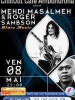 Mehdi Masalmeh et Roger Sambson en concert au Chillout Café Ambondrona