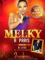 Melky en concert à Paris Insomnia avec Dj Dina