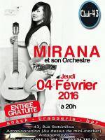 Mirana et son orchestre en concert au Club 43