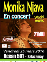 Monika Njava en concert à l'Océan 501 Salazamay