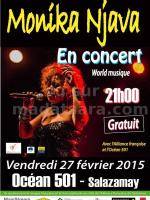 Monika Njava en concert à l'Océan 501 Salazamay