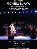 Monika Njava en concert au music chefs avenue lounge Café de la gare