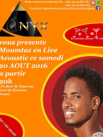 Moumtaz en live acoustic au Onyx Ivato