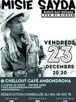 Mr Sayda‍ en concert au Chillout Café Ambondrona‍