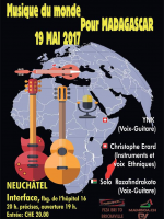 Musique du monde pour Madagascar avec SoloRazafindrakoto‍  - Interface Neuchâtel