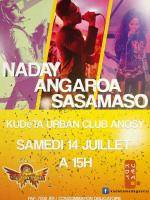 Naday, Angaroa, Sasamaso en show case Kudeta urban Club