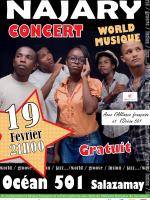 Najary en concert au Ocean 501 Salazamay