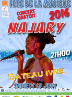 Najary en concert fête de la musique Alliance Française de Tamatave