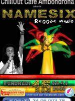 Namesix Reggae Music au Chillout Café Ambondrona