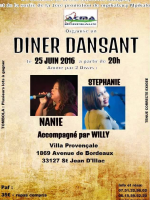 Nanie & Stéphanie - diner dansant à Saint Jean D'Illac