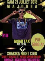 Ngiah Tax Olo Fotsy en show case Shakira Night Club Mahajanga