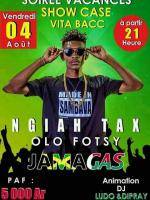 Ngiah Tax Olo Fotsy en show case soirée vacances vita bacc Discothèque Jamagas Antalaha