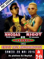 Nhodas & Rigot en cabaret chez O!Festif Rasta Andoharanofotsy