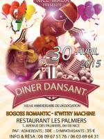 Nice-Mada présente diner dansant 10è anniversaire de l'association au Restaurant Les Palmiers Nice