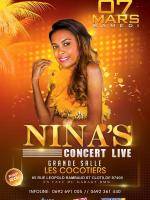 Nina's en concert à la grande salle les cocotiers La Réunion
