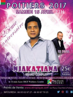 Njakatiana‍ au grand complet en concert Espace Merovee Saint Georges Les Baillargeaux‍