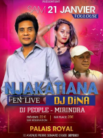 Njakatiana‍ en live avec Dj Dina‍ - Les Délices du Palais Royal (Seysses - France)‍