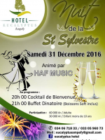 Nuit de la St-Sylvestre animée par HAF Music - Hotel Eucalyptus Ampefy