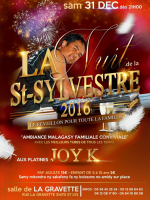 Nuit de la St-Sylvestre avec Joy k‍ - Salle de la Gravette St-Lys‍