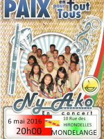Ny Ako paix en tout pour tous à Mondelange
