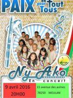 Ny Ako - Paix en tout pour tous concert Meulan